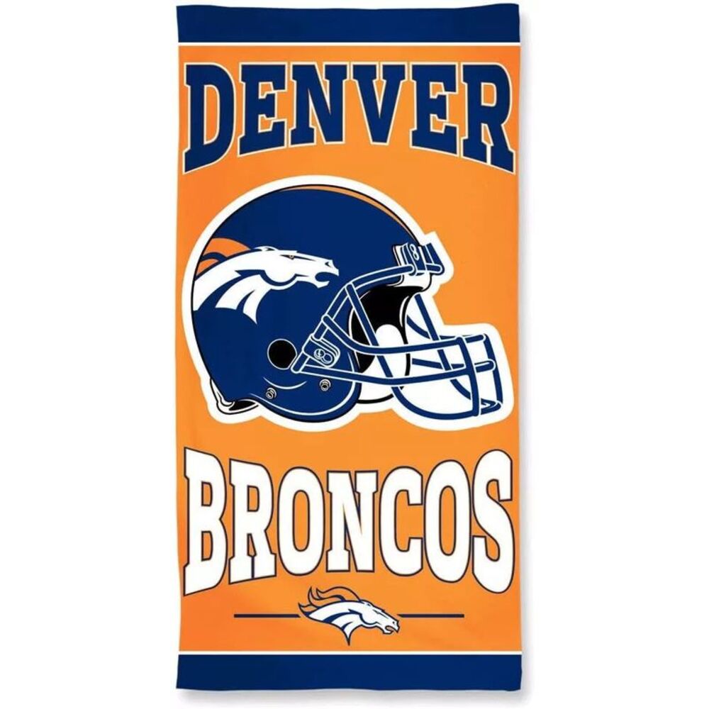 WinCraft NFL Denver Broncos Beach Towel, 30" x 60"